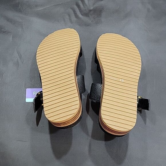 BRAND NEW FLEXSTEP  DOUBLE STRAP ADJUSTABLE BUCKLE FLAT SANDAL - Picture 10 of 14